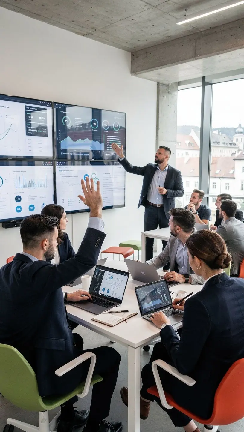 Ein Bild von Notizen und einem Stift auf einem Tisch während eines Online-Seminars.