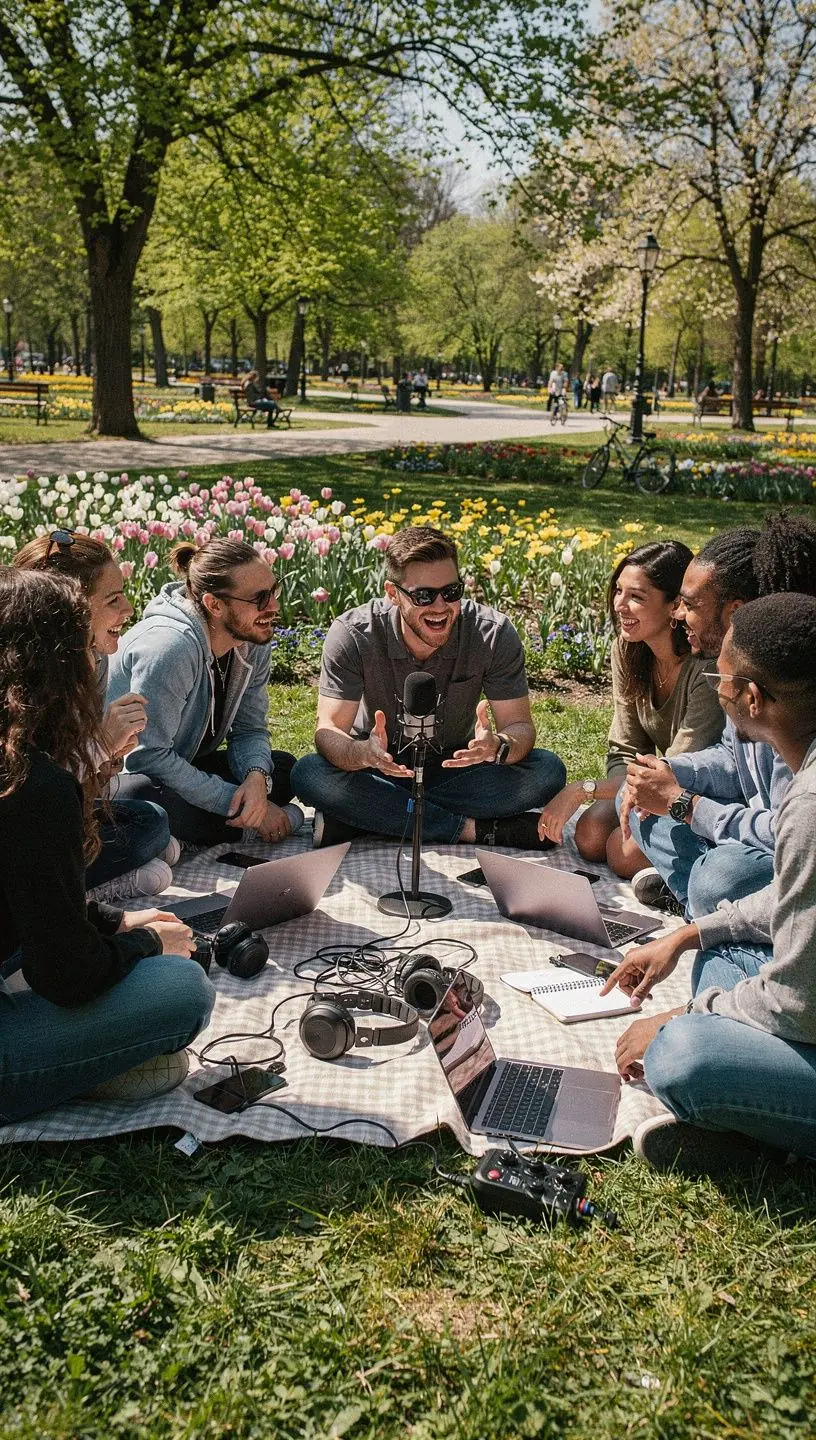 Ein Bild von Notizen und einem Stift auf einem Tisch während eines Online-Seminars.